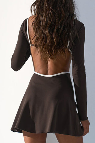 Chic Cutout Casual Dress