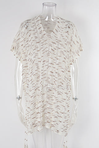 Summer Vibrant Knit Cover-Up
