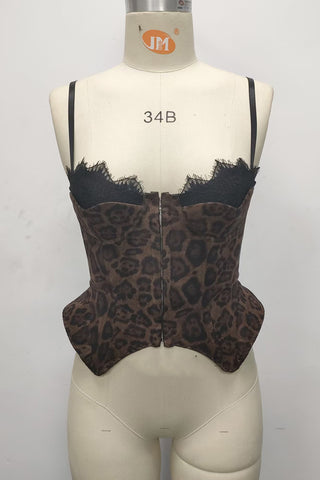 Elegant Corset-Style Tank Top