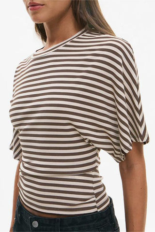 Striped Crewneck T-Shirt