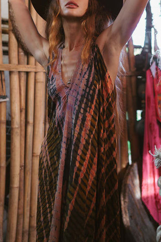 Halter Neck Bohemian Casual Dress