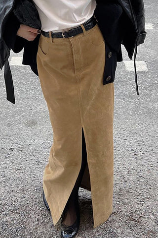 Split-Front Maxi Skirt