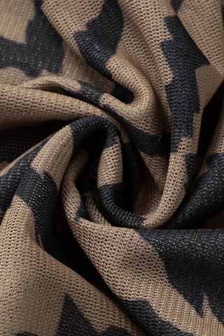 Strapless Zebra Print Dress