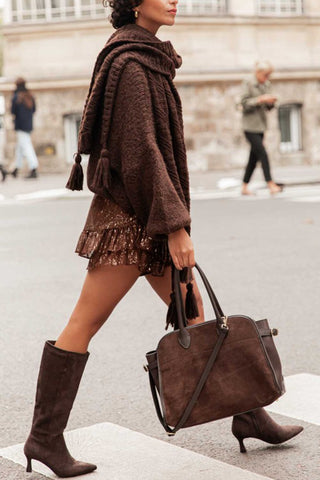 Chic Layered Mini Skirt with Ruffles