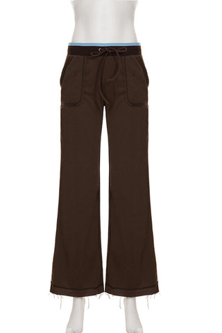 Relaxed Wide-Leg Casual Pants