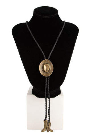 Western-Inspired Bolo Necklace