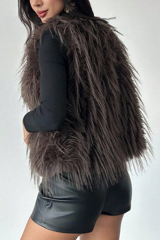 Chic Faux Fur Vest
