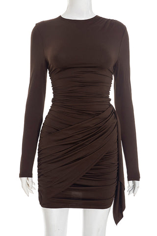 Elegant Ruched Evening Dress