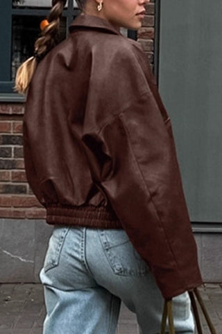 Classic Oversized Collar Jacket