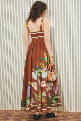 Floral Embellished Casual Dress