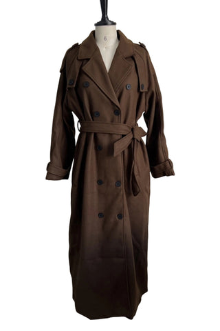 Classic Double-Breasted Trench Coat