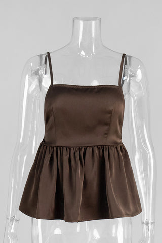 Chic Peplum Tank Top
