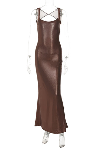 Strappy Back Evening Gown