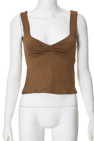 Ruched Detail Tank Top