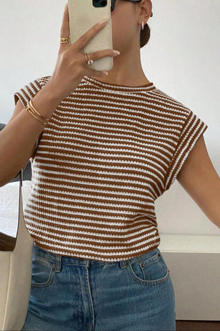 Striped Sleeveless Tank Top