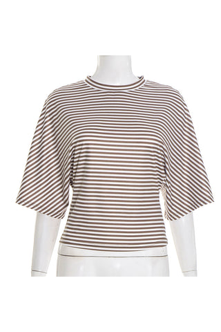 Striped Crewneck T-Shirt