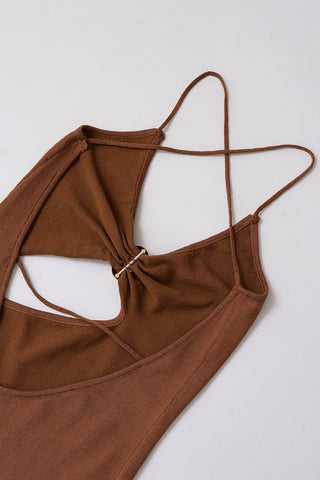 Strappy Cutout Midi Sundress