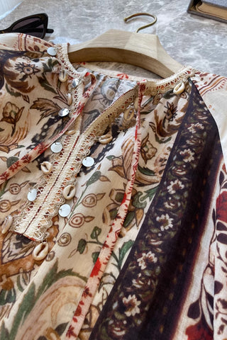 Bohemian Button-Down Blouse