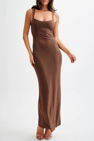 Elegant Sheer Evening Gown