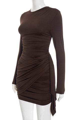 Elegant Ruched Evening Dress