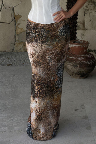 Animal Print Skirt