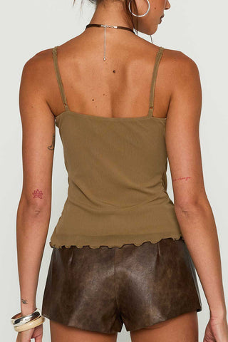 Sequin Butterfly Tank Top