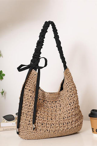 Stylish Straw Shoulder Bag