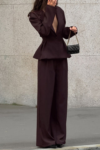 Chic Tailored Pants Set