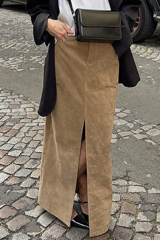 Split-Front Maxi Skirt