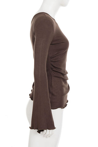 Asymmetric Long-Sleeve T-Shirt