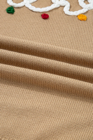 Festive Graphic Knit Sweater