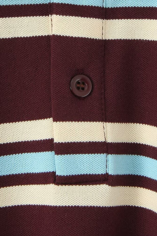 Classic Striped Polo Shirt