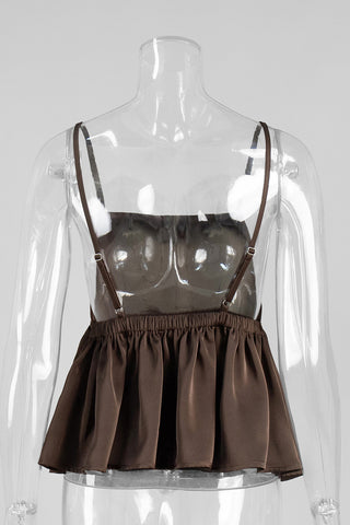 Chic Peplum Tank Top