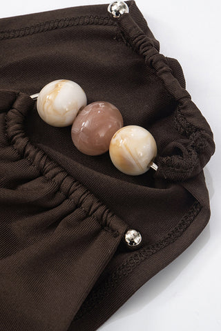 Asymmetrical Pearl-Accent Tank Top