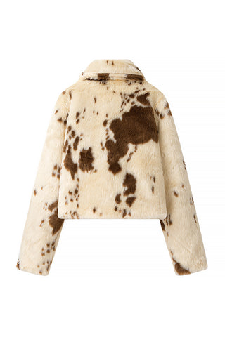 Faux Fur Patterned Jacket