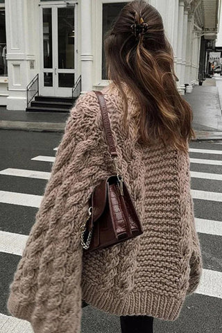 Chunky Cable Knit Sweater