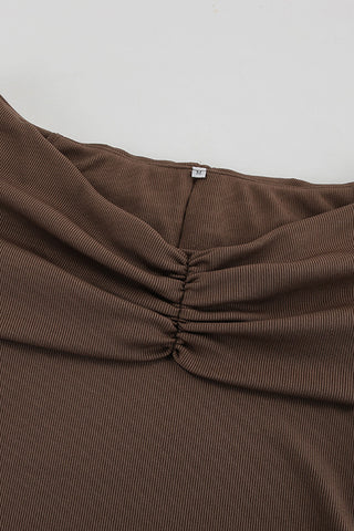 Off-Shoulder Knit Dress