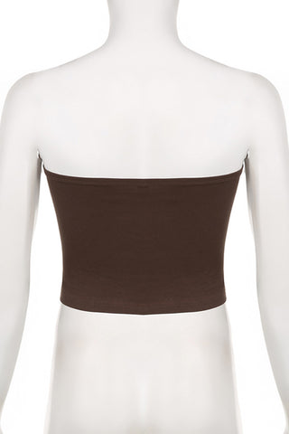 Fringe Detail Boho Tube Top