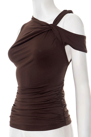 Asymmetric One-Shoulder Tank Top