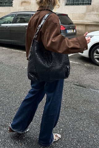 Casual Collared Crop Jacket