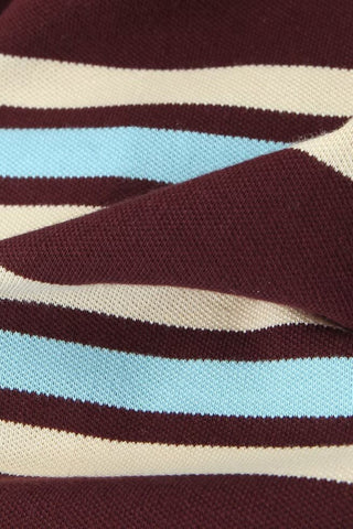 Classic Striped Polo Shirt