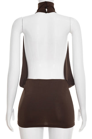 Halter Neck Mini Dress