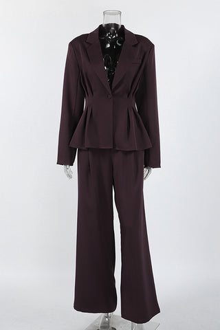 Chic Tailored Pants Set
