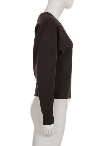 Chic V-Neck Skirt Set