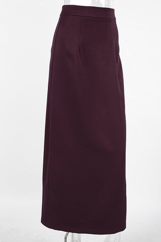 Elegant High-Waist Maxi Skirt