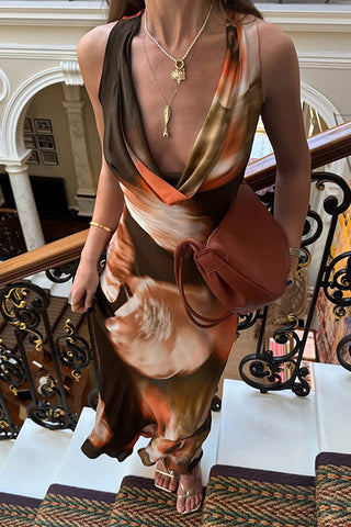 Sleeveless Maxi Casual Dress