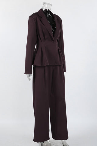 Chic Tailored Pants Set
