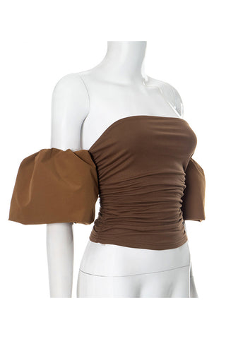 Off-Shoulder Puff Sleeve Top