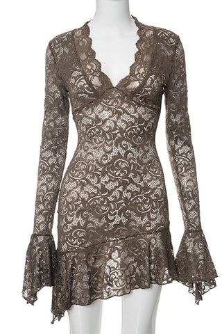 Lace V-Neck Night Out Dress