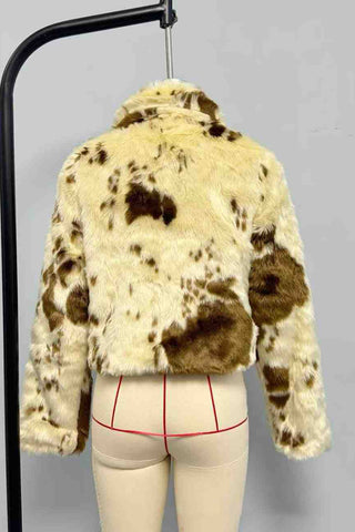 Faux Fur Patterned Jacket